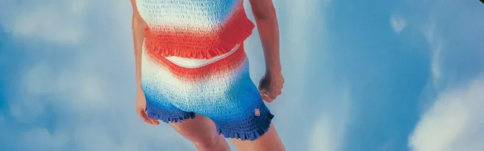 Tricou polo scurt cu imprimeu degradé