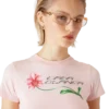 Tricou scurt pentru bebeluși cu logo Orchid Tricou scurt pentru bebeluși cu logo Orchid