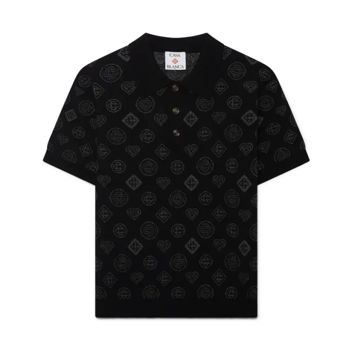 Tricouri polo Jacquard Monogram