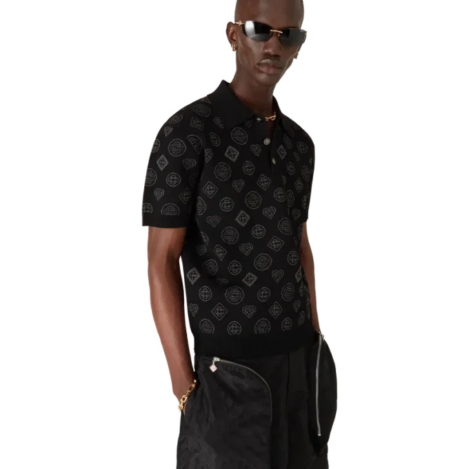 Tricouri polo Jacquard Monogram