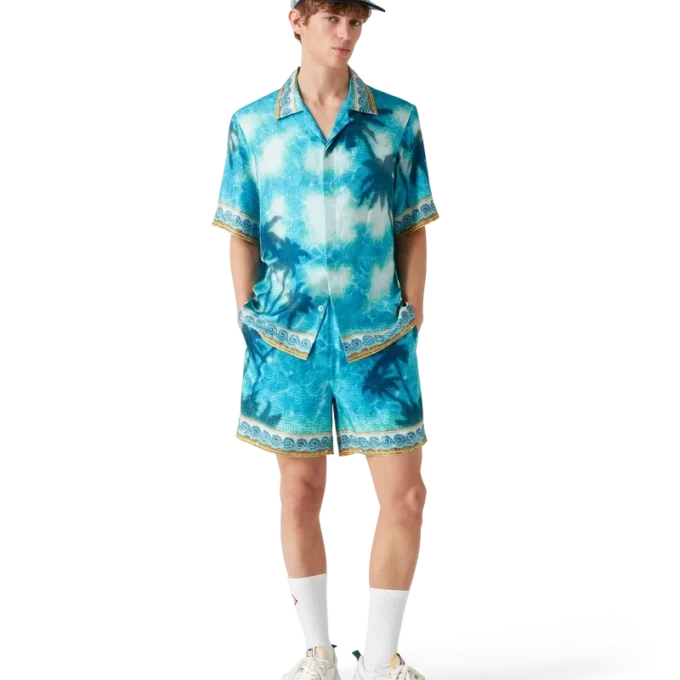 Vizieră din material textil cu monogramă